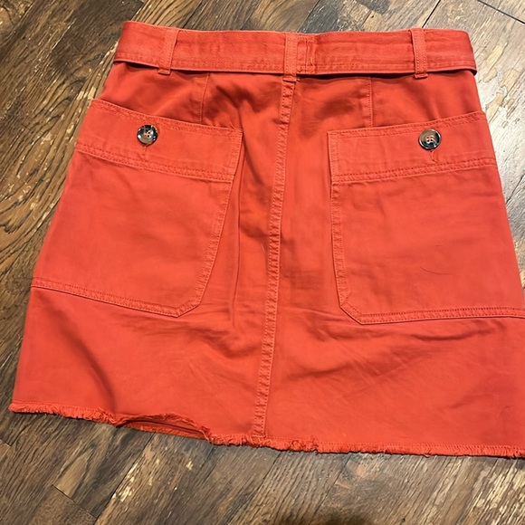 Rust high waisted skirt - Picture 3 of 3